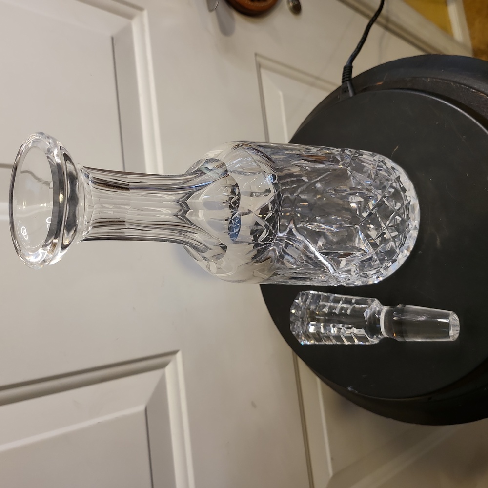 Waterford Crystal Lismore Cut Crystal Decanter Vintage 15.4" - Picture 6 of 14